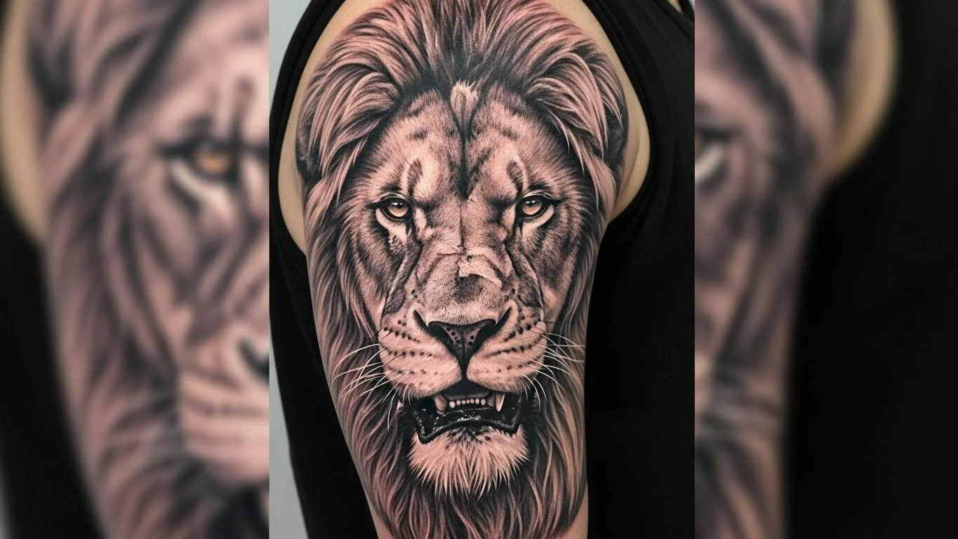 Lion Tattoo and Masculinity