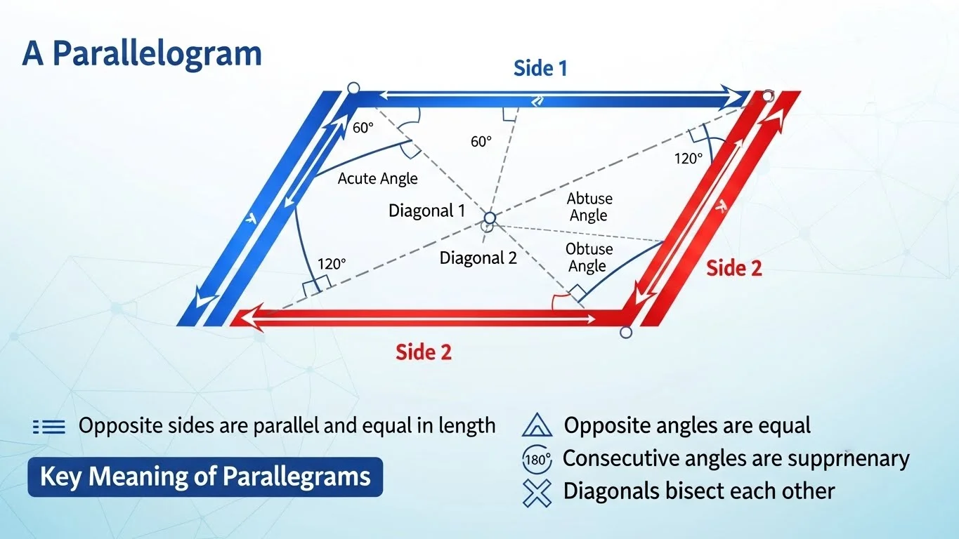 Parallelogram Meaning in Simple English