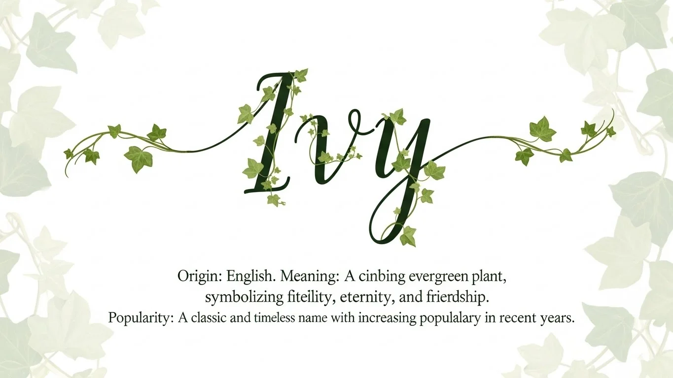 Personality Traits of People Named Ivy