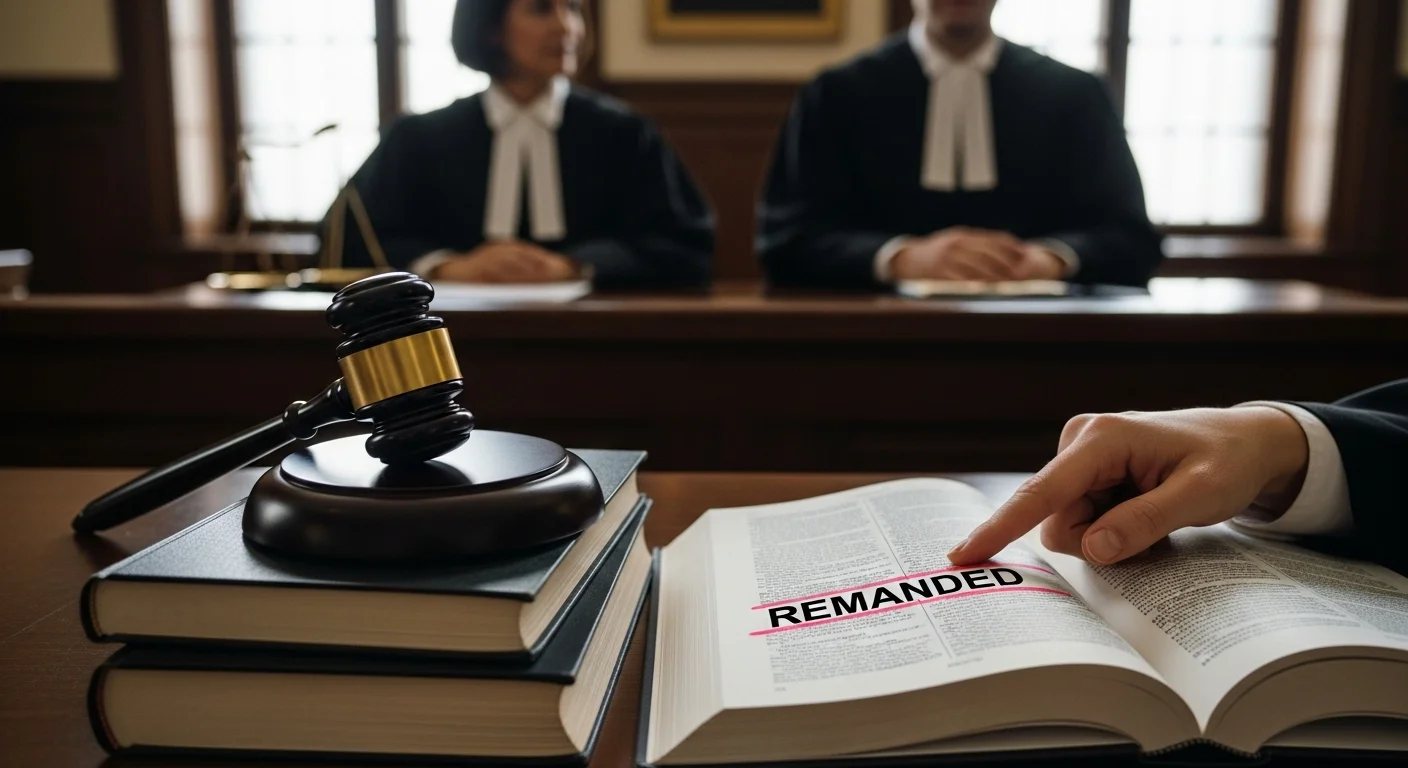 Remanded Meaning in One Simple Line