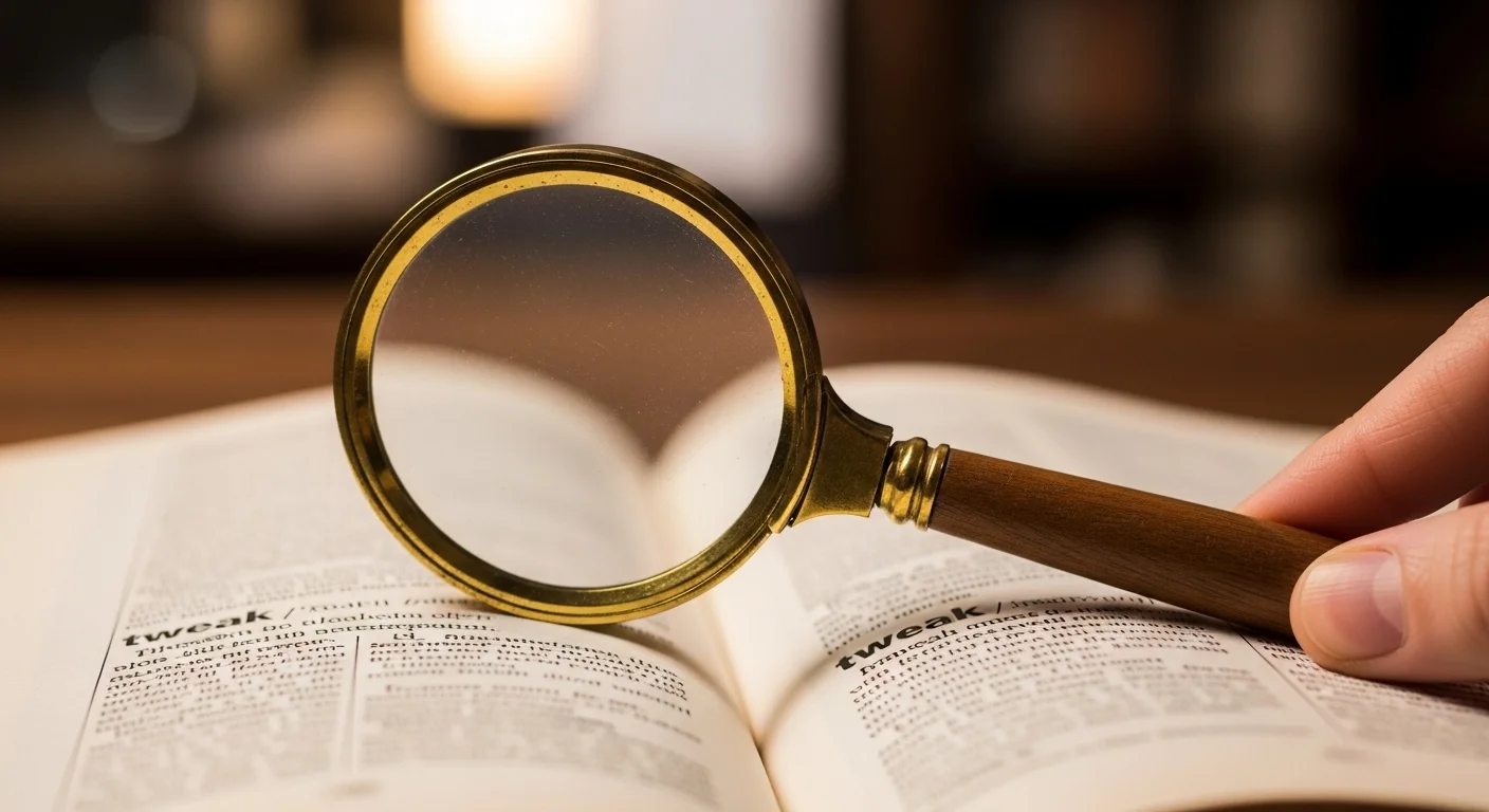 Tweak Meaning in One Simple Line