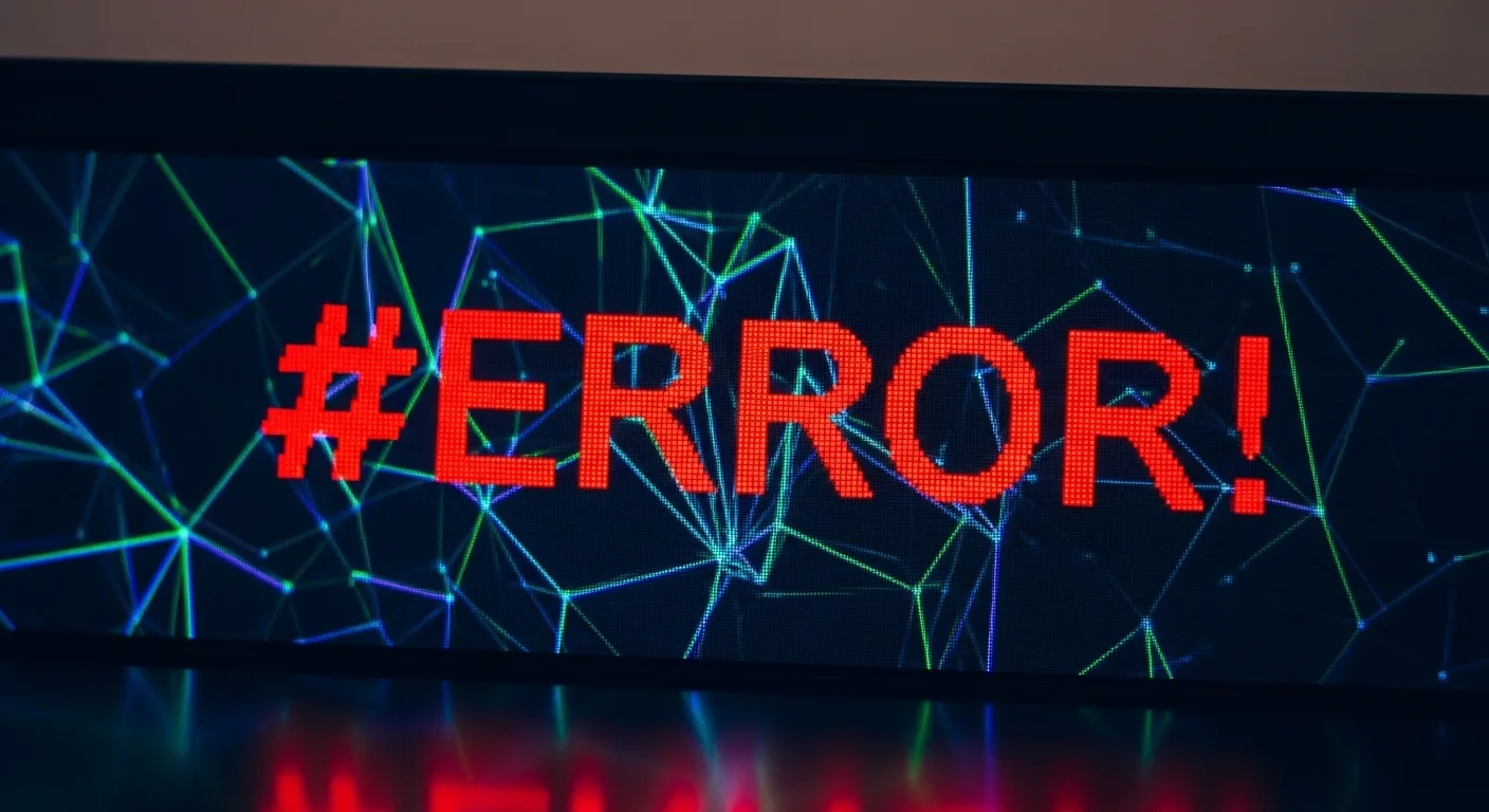What Does “#ERROR!” Mean