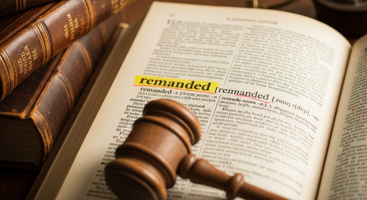 What Does “Remanded” Mean
