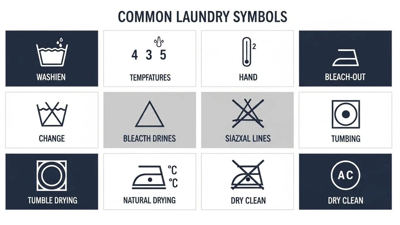 What are washing symbols