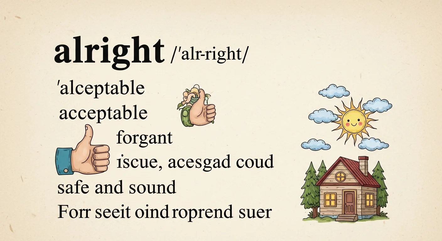 Examples of Alright in Sentences