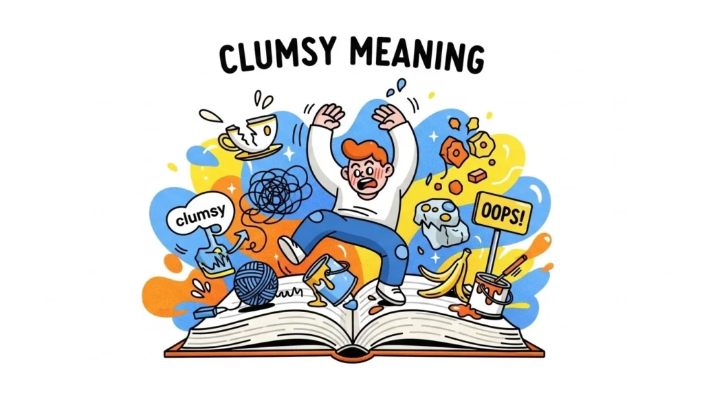 clumsy meaning