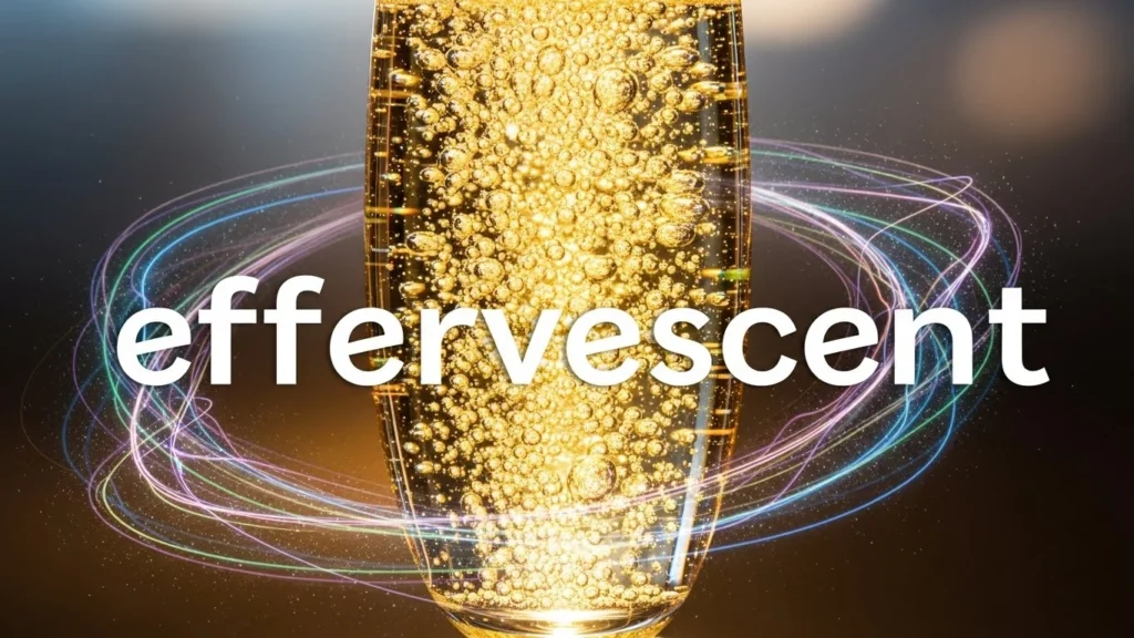 effervescent meaning