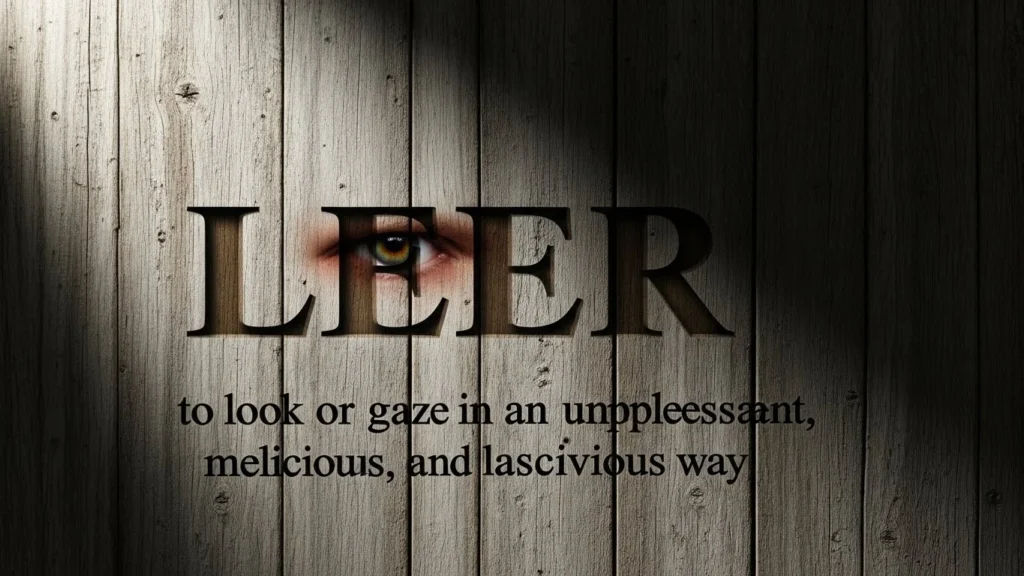leer meaning