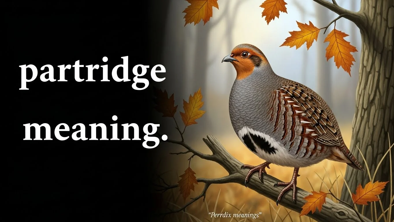 partridge meaning