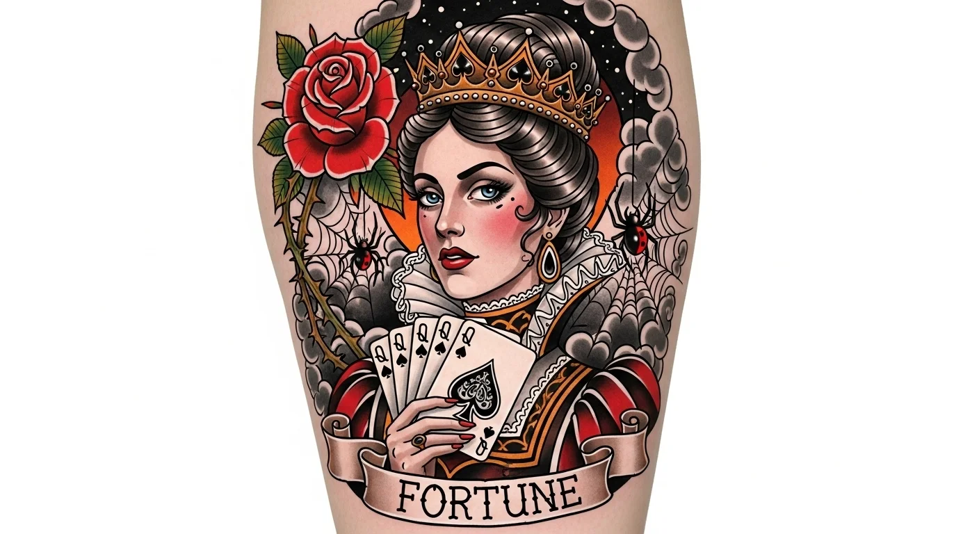 queen of spades tattoo meaning