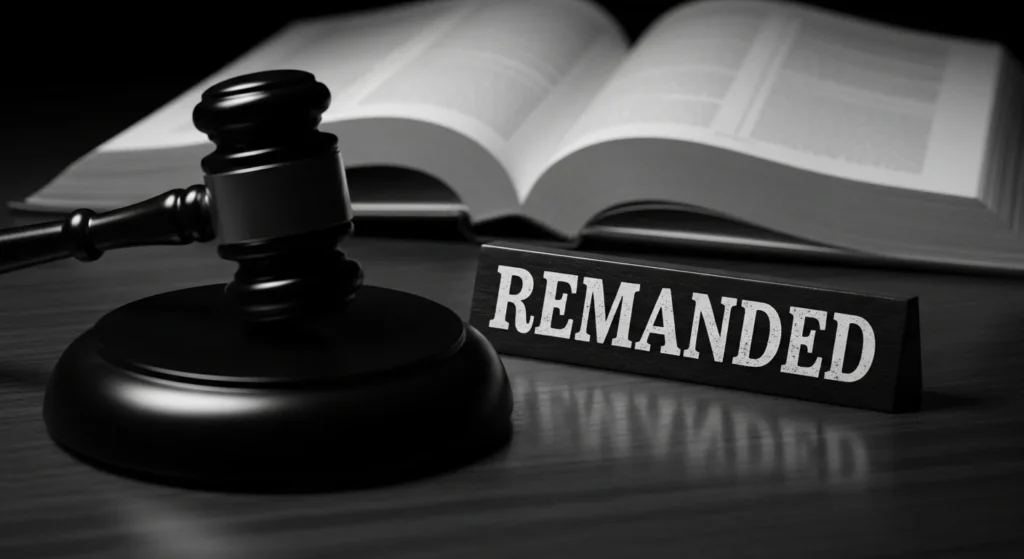 remanded meaning