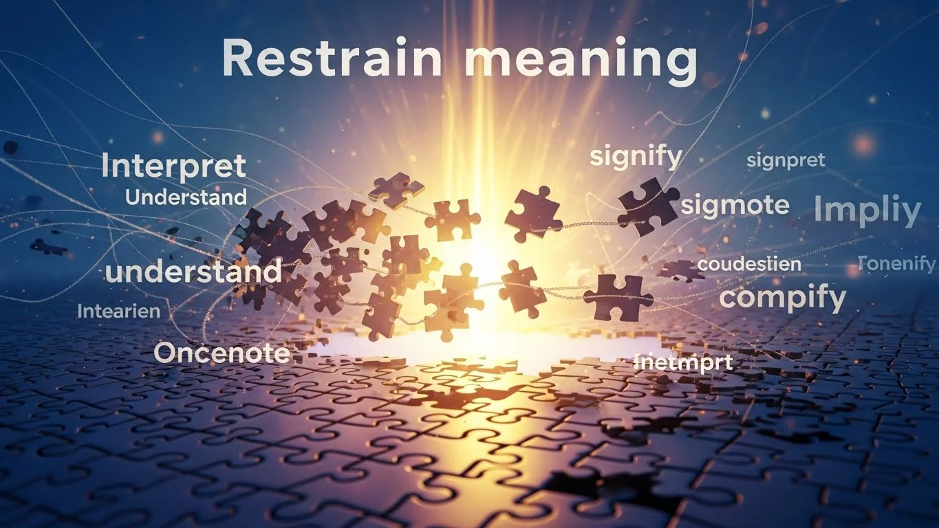 restrain meaning