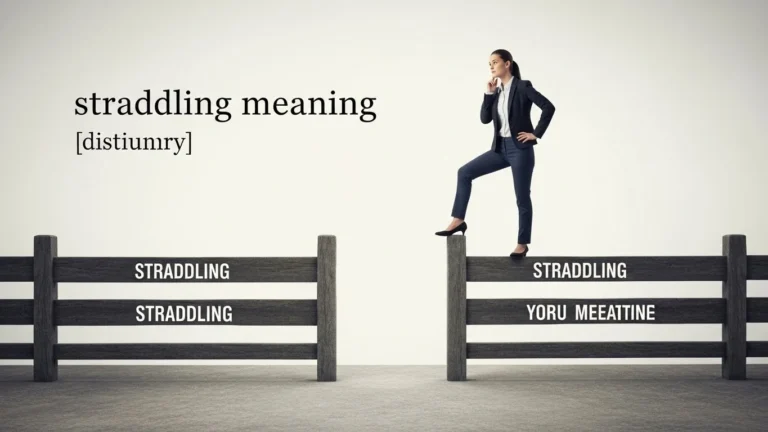 straddling meaning